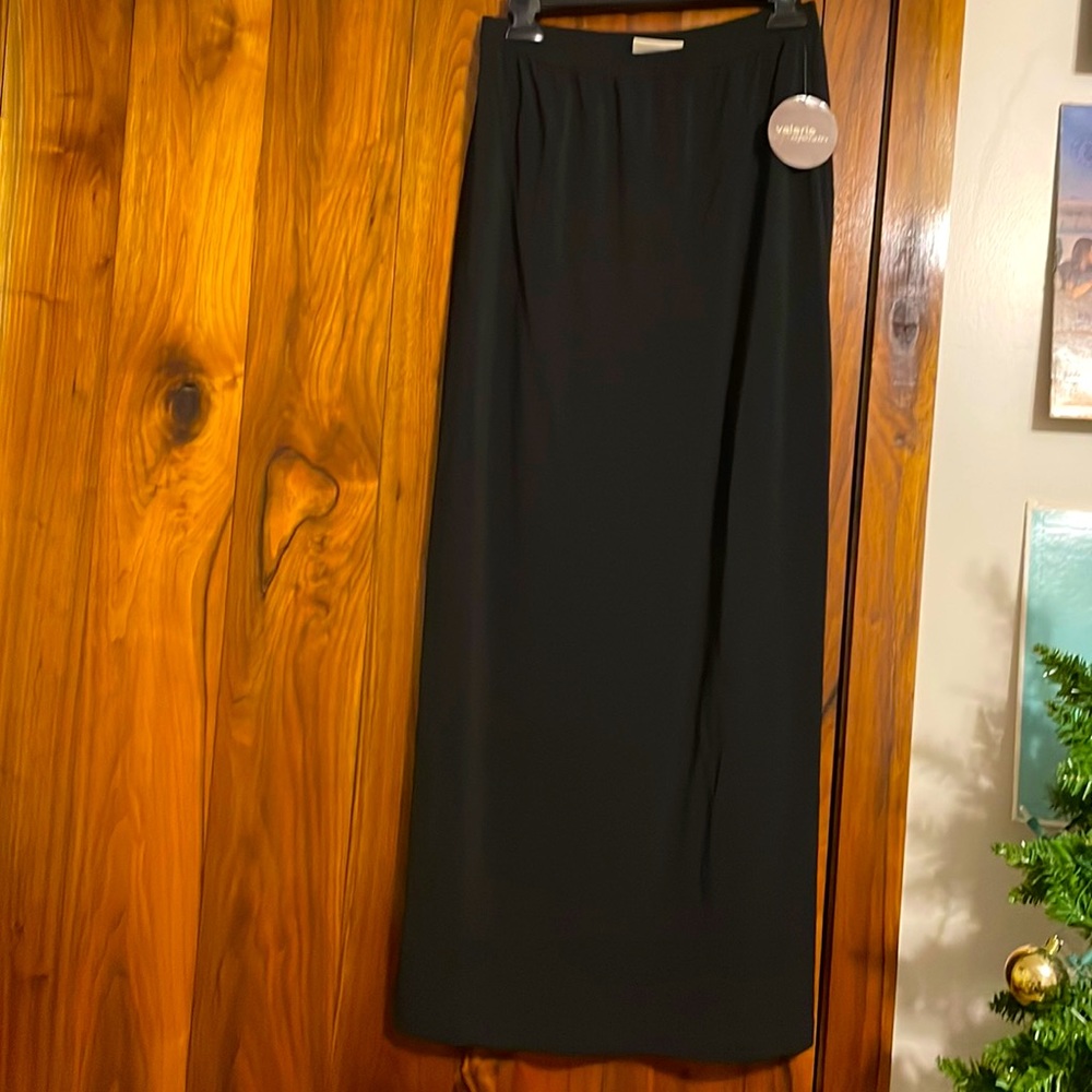valerie separates rayon black maxi skirt